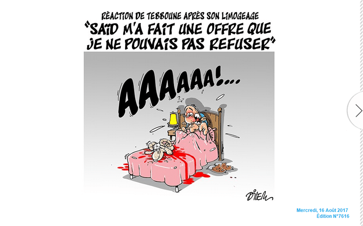 Dessin paru dans Liberté du 16 août 2017 (DR)