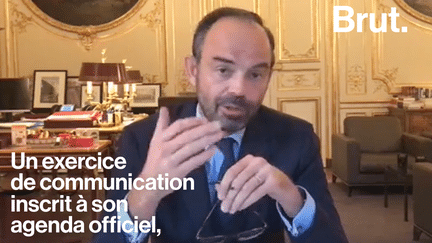 Brut : Edouard Philippe face caméra