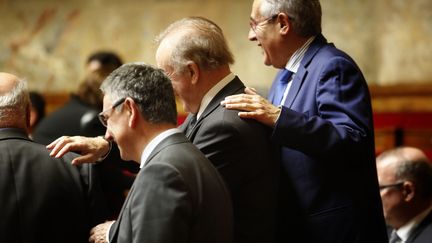 Des députés dans l'hémicycle de l'Assemblée nationale, le 7 février 2017. (DENIS ALLARD / REA)