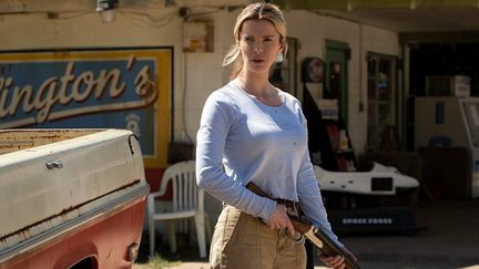 L'actrice Betty Gilpin dans "The Hunt". (UNIVERSAL PICTURES)