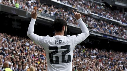 La joie de Isco, buteur pour le Real Madrid (GUILLERMO MARTINEZ / NURPHOTO)