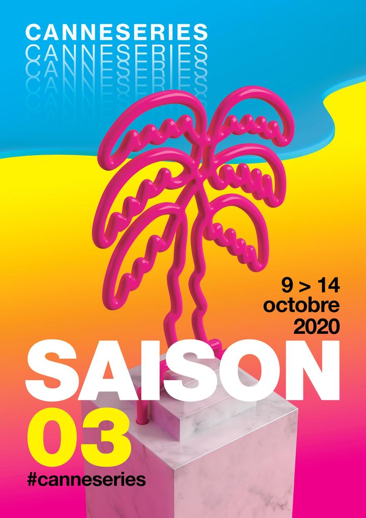 L'affiche de la troisième édition du festival. (CanneSéries)