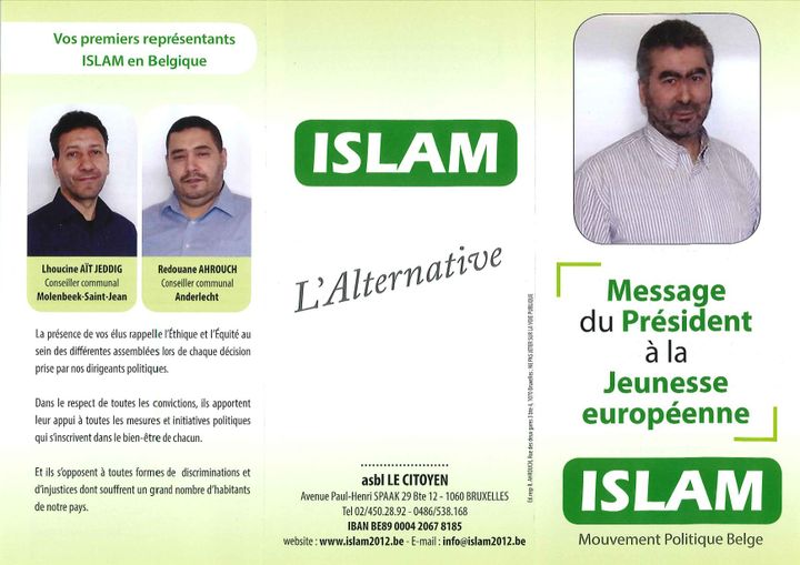 Un tract distribué par «Islam» aux Bruxellois fin décembre 2015. (DR / capture d&#039;écran)