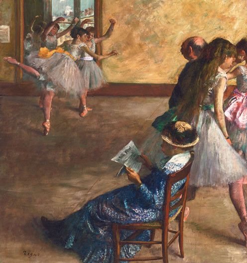 Edgar Degas, La classe de ballet, vers 1880, Philadelphie, Philadelphia Museum of Art
 (Philadelphia Museum of Art)