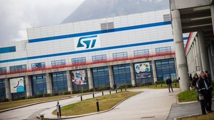 Le site actuel de STMicroelectronics à Crolles (Isère), le 15 mars 2019. (MAXPPP)