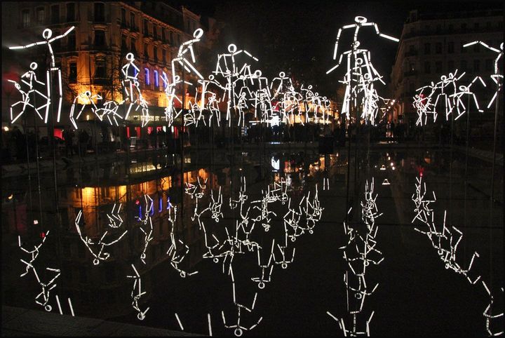 Place de la République, fête des Lumières 2011
 (Jean-François Lixon)