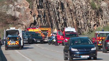 Six personnes dont deux enfants ont perdu la vie dans une collision survenue vendredi 19 août dans l’après-midi en Ariège, sur la nationale 20. (FRANCE 3)