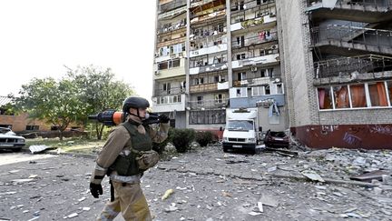 Les troupes ukrainiennes se sont retirées cette semaine de la ville de Vouhledar dans le Donbass. (DMYTRO SMOLIENKO / AVALON / MAXPPP)