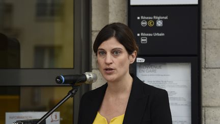 La secréaire d'Etat à l'aide aux victimes, Juliette Meadel, à Brétigny-sur-Orge, le 12 juillet 2016.&nbsp; (DOMINIQUE FAGET / AFP)