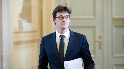 Sacha Houlié, député LREM, à l'Assemblée Nationale. (CHRISTOPHE MORIN / MAXPPP)