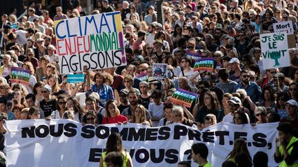 La marche pour le climat, le 8 septembre à Paris. (AURELIEN MORISSARD / MAXPPP)