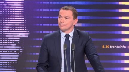 Le ministre du Travail était l'invité du "8h30 franceinfo", mardi 17 octobre 2023. (RADIO FRANCE / FRANCEINFO)