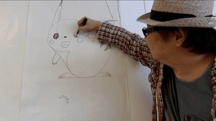 L'un des auteurs de Pokemon, version manga, donne un cours de dessin à des enfants bordelais
 (France 3)