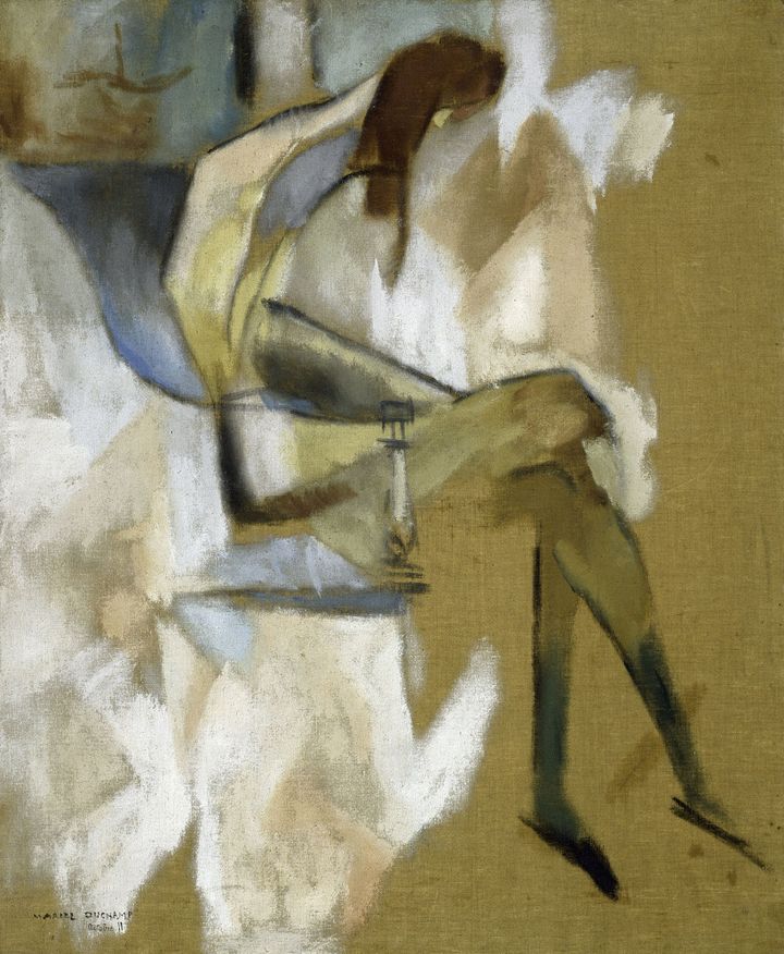 Marcel Duchamp, "A propos de jeune soeur", 1911, Solomon R.Guggenheim Museum, New York
 (The Solomon R. Guggenheim Foundation / Art Resource, NY, Dist. RMN - Grand Palais © succession Marcel Duchamp / ADAGP, Paris 2014)