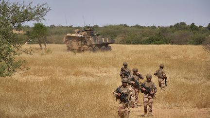 Des soldats français au Burkina Faso en novembre 2019. (MICHELE CATTANI / AFP)