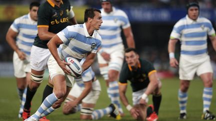 Juan Imhoff en action face à l'Afrique du Sud (GIANLUIGI GUERCIA / AFP)