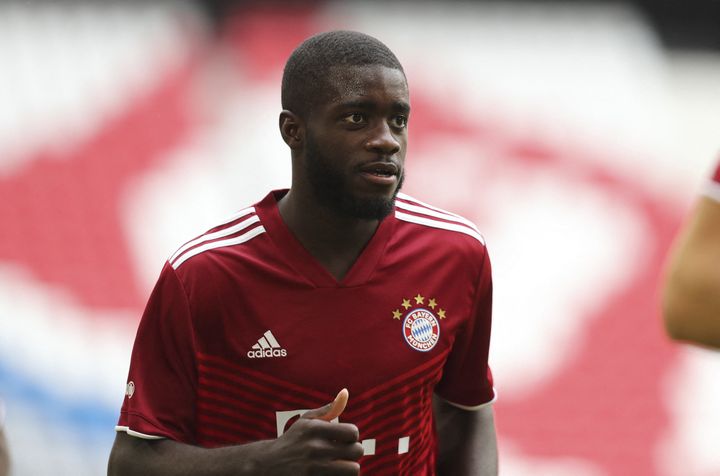 Le défenseur français Dayot Upamecano avec le maillot du Bayern Munich, le 4 août 2021. (DPA PICTURE ALLIANCE via AFP)