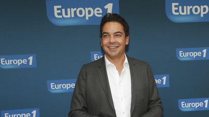 Le journaliste d'Europe 1&nbsp;Patrick Cohen, le 12 septembre 2016, lors d'une conférence de presse à Paris. (JACQUES DEMARTHON / AFP)