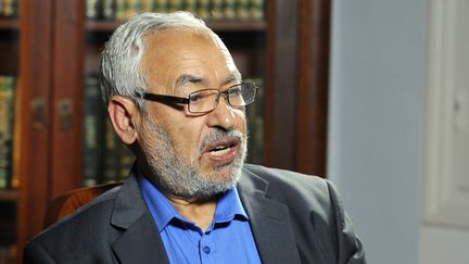 Rached Ghannouchi, chef de file des islamistes tunisiens d'Ennahda, le 20 septembre 2012 &agrave; Tunis.&nbsp; (FETHI BELAID / AFP)