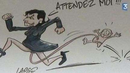 Marc Large, le caricaturiste de &quot;Siné Hebdo&quot;, s&#039;offre le portrait de Renaud
 (Culturebox)