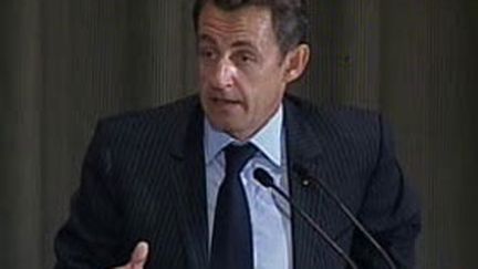 Nicolas Sarkozy devant l'Onu à New York, 24 septembre 2007 (© France 3)