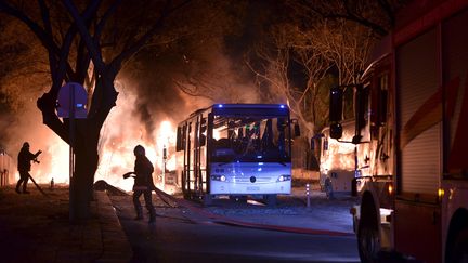 &nbsp; (Il s'agirait d'un attentat à la voiture piégée visant des véhicules militaires © Reuters)