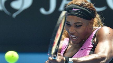 Serena Williams et sa légendaire puissance (PAUL CROCK / AFP)