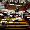 Le ministre de l'Intérieur Gérald Darmanin à l'Assemblée nationale à Paris, le 7 décembre 2023. (LUDOVIC MARIN / AFP)