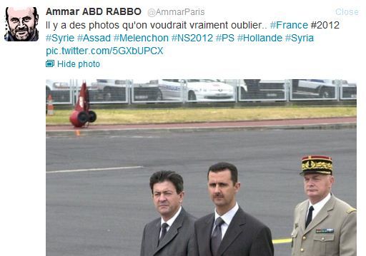 Le photographe Ammar Abd Rabbo affirme sur Twitter, mardi 17 avril 2012,&nbsp;avoir pris cette photo en 2001 &agrave; Orly. (FTVI)