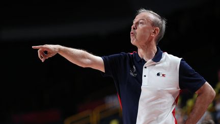 Vincent Collet, le sélectionneur de l'Equipe de France de basket. (THOMAS COEX / AFP)