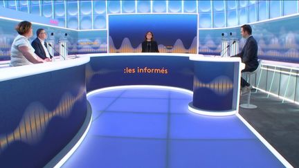 Le plateau des informés du matin du 21 mars 2024. (FRANCEINFO / RADIO FRANCE)