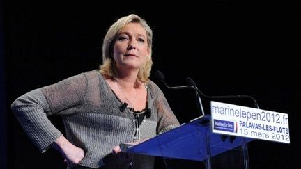 Marine Le Pen à Palavas-les-flots (SYLVAIN THOMAS / AFP)