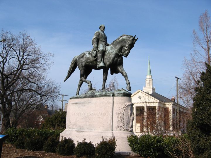 La statue du général confédéré Robert Lee, à Charlottesville, en Virginie (Etats-Unis), le 10 janvier 2006. (WIKIMEDIA COMMONS)