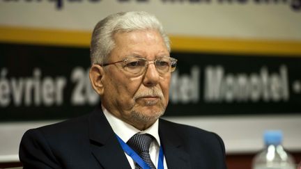 Taïeb Baccouche, secrétaire général de l'Union du Maghreb arabe, lors de la séance d'ouverture de la Conférence internationale sur le marketing territorial dans les villes du Grand Maghreb, le 5 février 2018 à Nouakchott, en Mauritanie. (XAUME OLLEROS / AIMF)