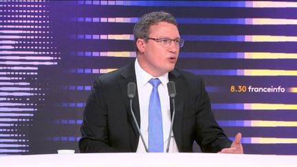 Vincent Strubel, directeur général de l'Agence nationale de la sécurité des systèmes d'information (Anssi), le 27 février 2024 sur franceinfo. (FRANCE INFO / RADIO FRANCE)