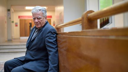 Le politologue et avocat Olivier Duhamel, le 19 mai 2016, dans les locaux de Sciences Po, à Paris. (STEPHANE DE SAKUTIN / AFP)