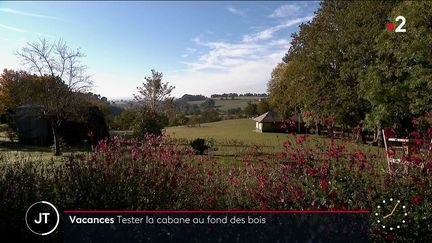 Les locations de gîtes insolites en pleine nature sont prisées à l'automne 2021 (France 2)