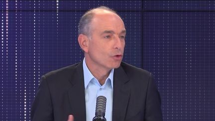 Jean-François Copé, le 27 septembre sur franceinfo. (FRANCEINFO / RADIO FRANCE)