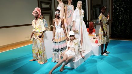 Pucci printemps-été 2018, septembre 2017, à Milan
 (Felizzano/WWD/Shutterst/SIPA)