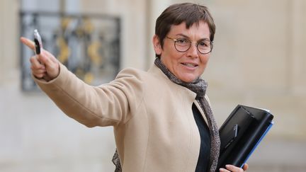 La ministre des Outre-mer, Annick Girardin, le 7 mars 2018 à Paris. (LUDOVIC MARIN / AFP)