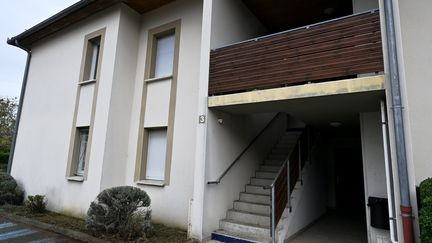 L'immeuble de Saubens (Haute-Garonne) où Samy, enfant âgé de 3 ans, est mort le 16 novembre 2023. (NATHALIE SAINT AFFRE / MAXPPP)