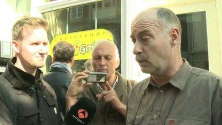 Le directeur d'un coffee-shop, à Maastricht, le 1er mai 2012 (FTV)