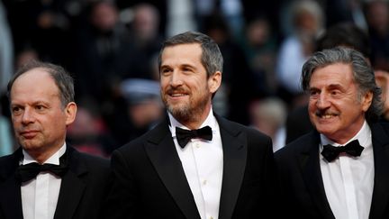 Denis Podalydes, Guillaume Canet&nbsp;et Daniel Auteuil sont tous les trois à l'affiche de La Belle Epoque. (LOIC VENANCE / AFP)