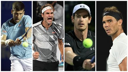 Novak Djokovic, Roger Federer, Andy Murray et Rafael Nadal à l'assaut d'Indian Wells.