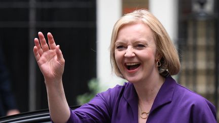 Liz Truss, nouvelle cheffe du Parti conservateur juste après son élection, le 5 septembre 2022.&nbsp; (DANIEL LEAL / AFP)