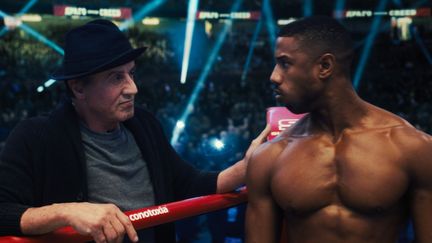 Sylvester Stallone et Michael B. Jordan dans "Creed II"
 (Metro-Goldwyn-Mayer Pictures Inc. and Warner Bros. Entertainment Inc. All Rights Reserved. / Barry Wetcher)