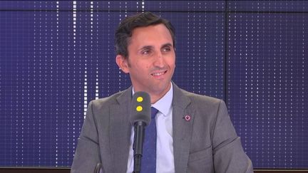 Julien Aubert, invité de franceinfo le 8 juillet. (FRANCEINFO / RADIOFRANCE)