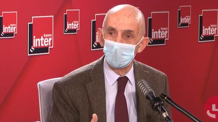 Louis Gallois, ex-président du Conseil de surveillance de PSA, le 18 janvier 2021 sur France Inter. (FRANCEINTER / RADIOFRANCE)