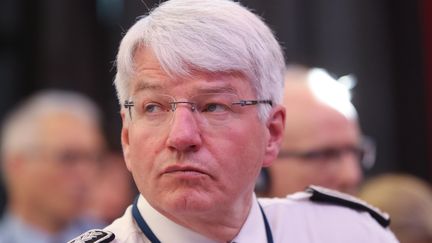 Le directeur général de la Police nationale Eric Morvan, le 17 juin 2019, au ministère de l'Intérieur à Paris. (JACQUES DEMARTHON / AFP)