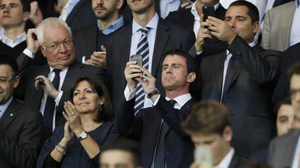 &nbsp; (Manuel Valls, ici au Parc des Princes en avril lors de PSG/Barça, assistera ce soir à la finale de la Ligue des champions  © MaxPPP)